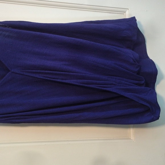 Women's Tresics spaghetti strap slouch front navy racerback tank Small - Picture 2 of 6